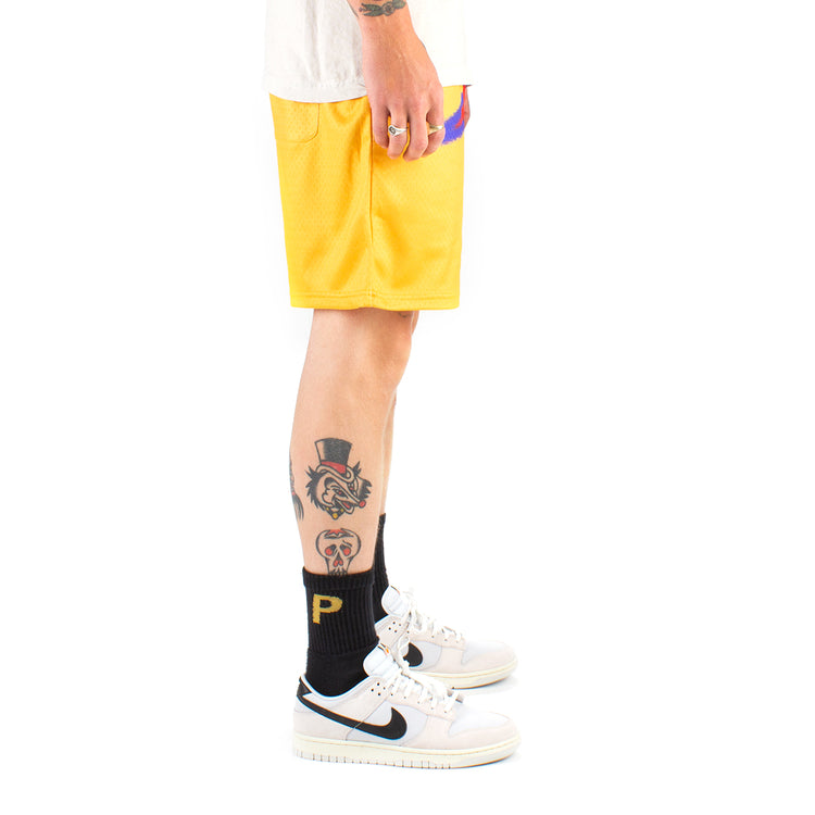 Carpet Company Bizarro Basketball Shorts Yellow