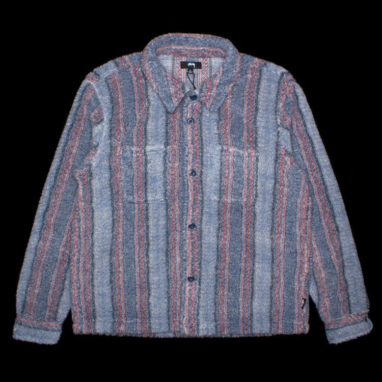 Stussy Stripe Sherpa Shirt