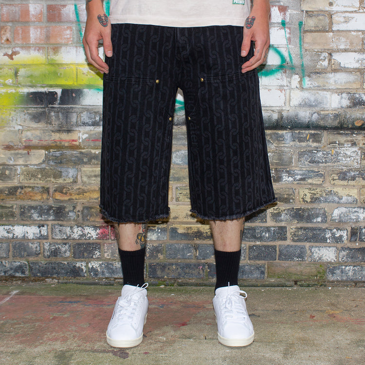 Signature Chain Double Knee Shorts