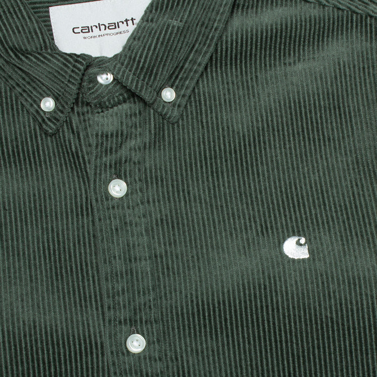 Carhartt WIP L/S Madison Cord Shirt Boxwood / Wax