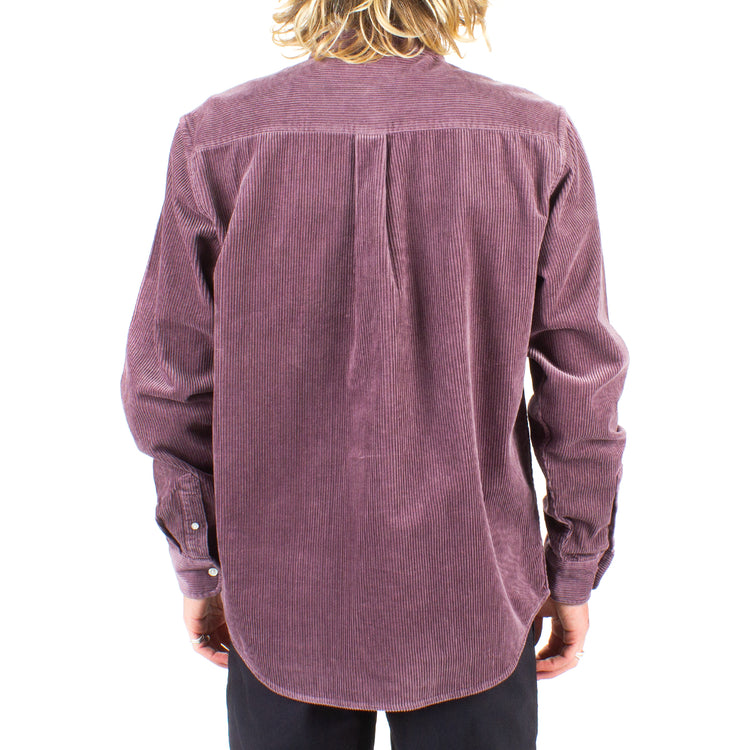 Carhartt WIP L/S Madison Cord Shirt Misty Thistle / Black