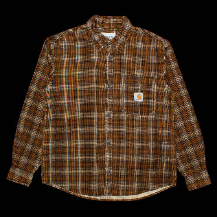 Carhartt WIP L/S Flint Shirt Wiley Check / Hamilton Brown