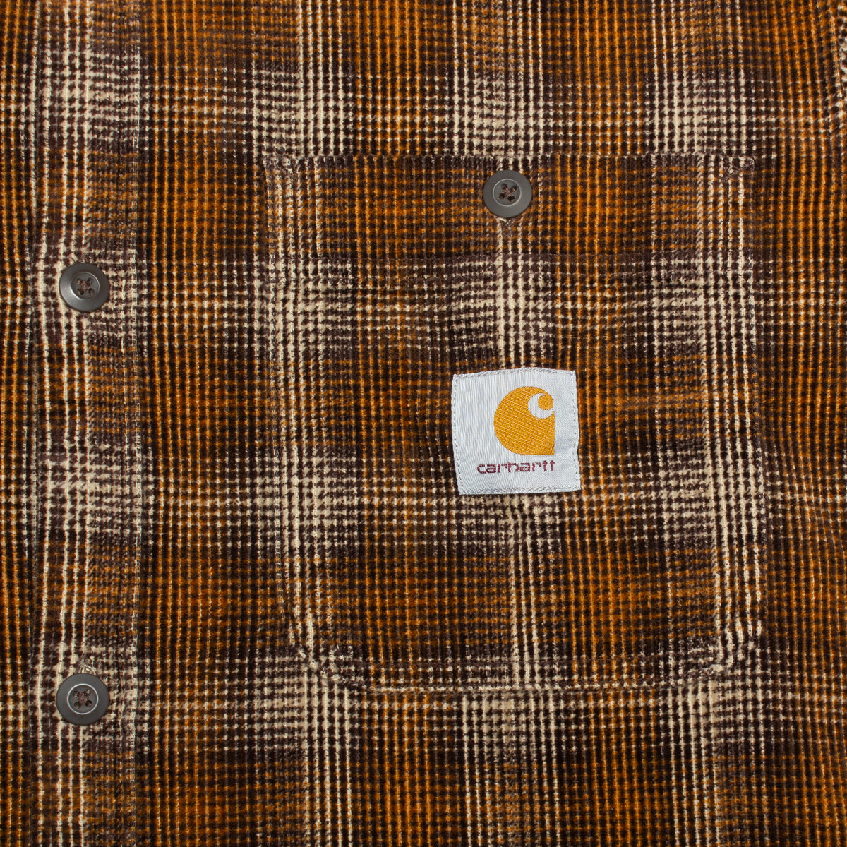 Carhartt WIP L/S Flint Shirt Wiley Check / Hamilton Brown