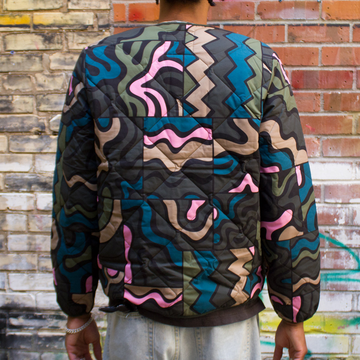 gemstone-pattern-quilted-jacket-n-premier