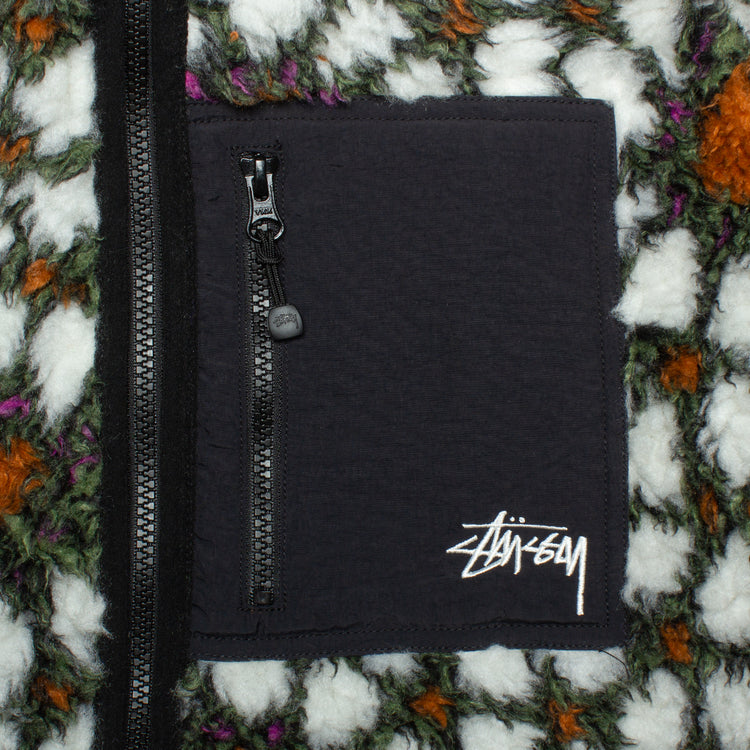 Stussy Pattern Sherpa Jacket