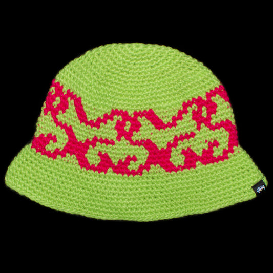 Stussy SS Knit Bucket Hat Lime