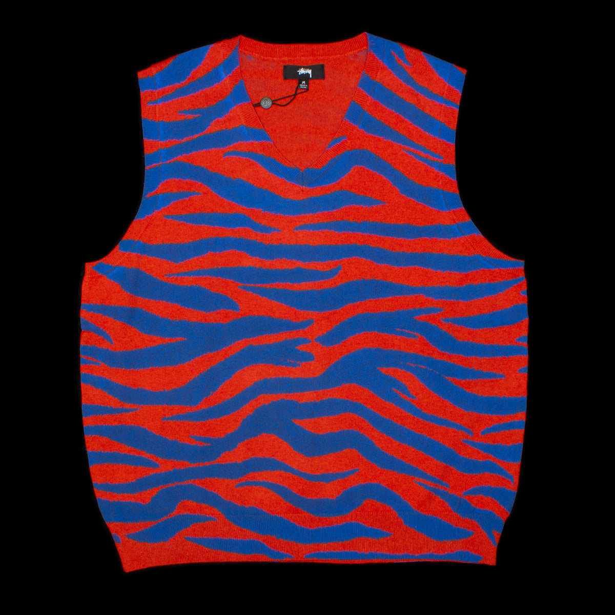 Stussy Tiger Printed Vest Red