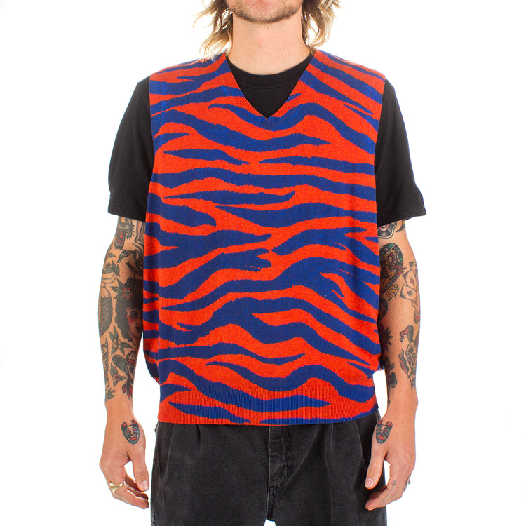 Stussy Tiger Printed Vest Red