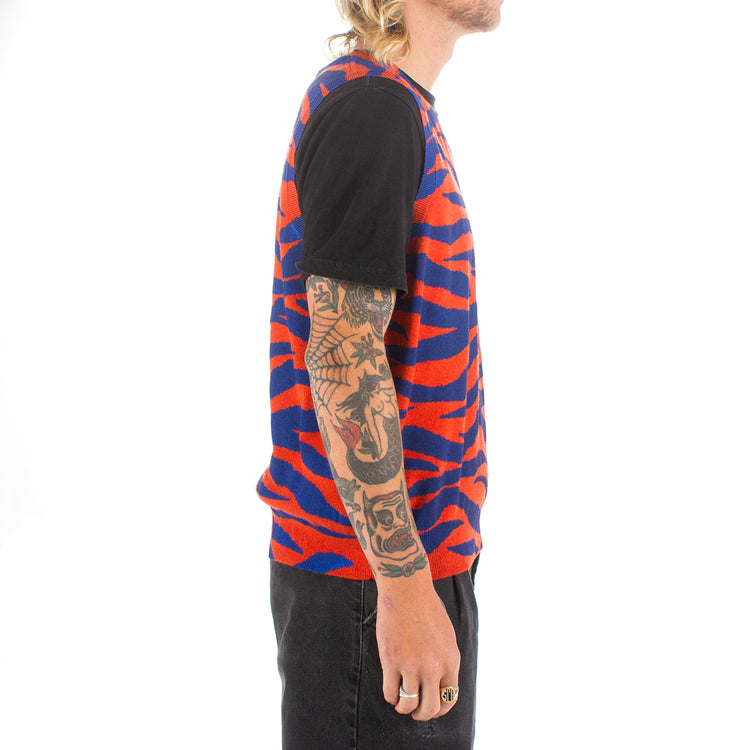 Stussy Tiger Printed Vest Red