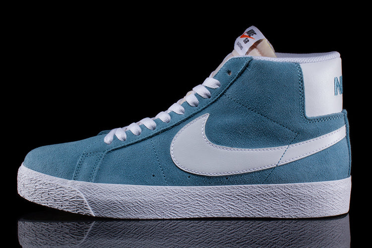 Nike SB Zoom Blazer Mid : Cerulean / White