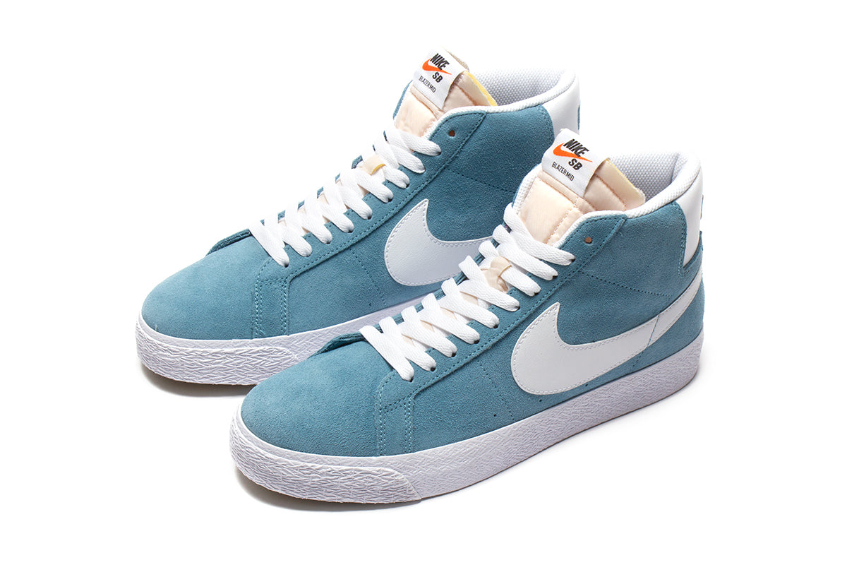 Nike SB Zoom Blazer Mid : Cerulean / White