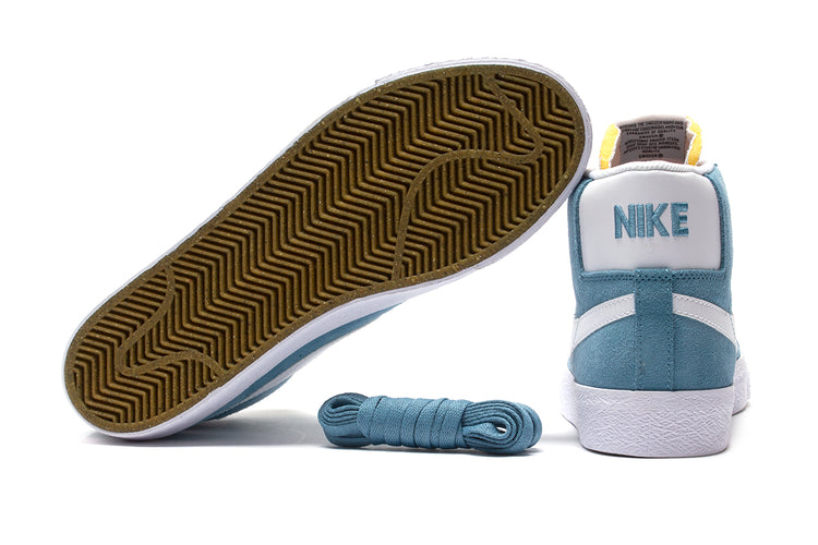 Nike SB Zoom Blazer Mid : Cerulean / White