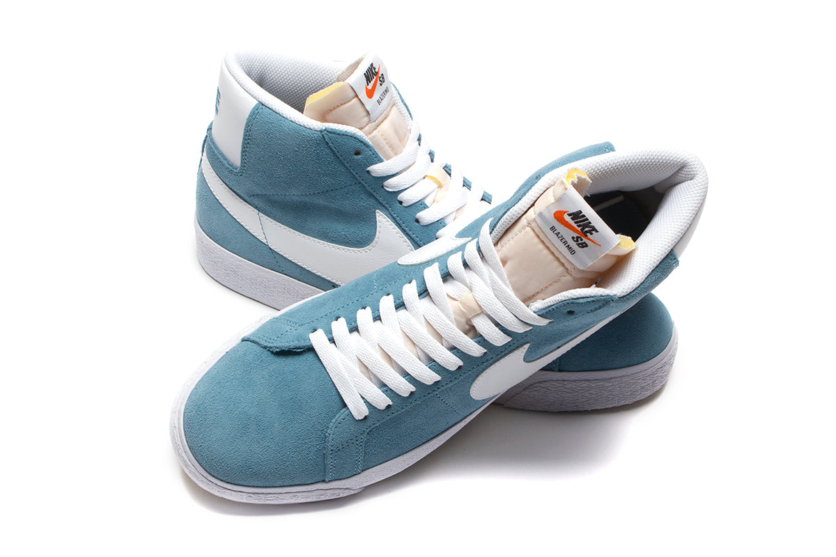 Nike SB Zoom Blazer Mid : Cerulean / White