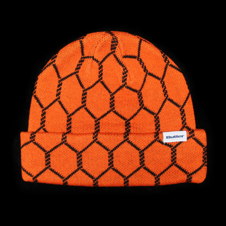 Butter Goods Chain Link Beanie Orange