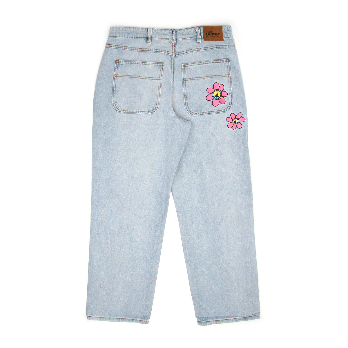 Flower Denim Jeans