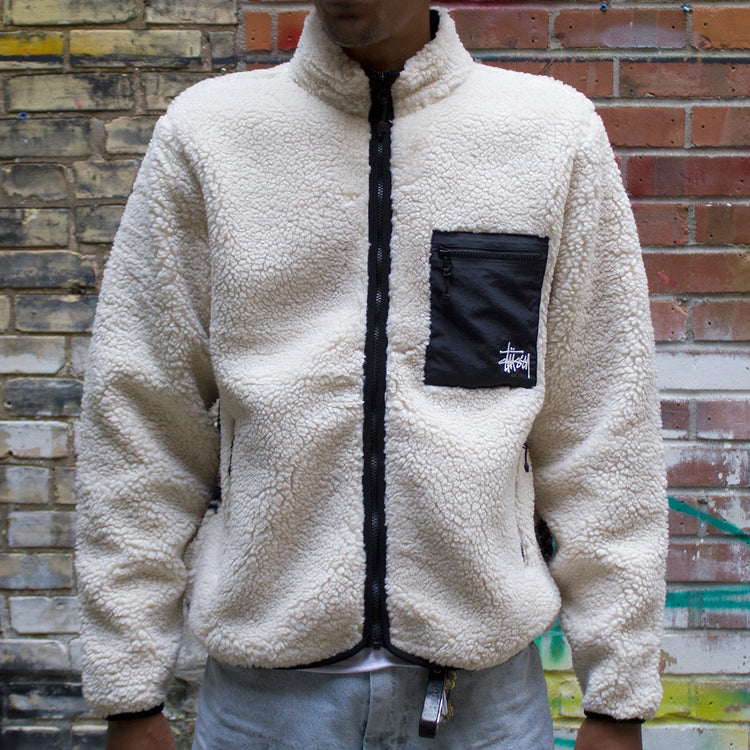 Stussy Venus Jacquard Sherpa Jacket