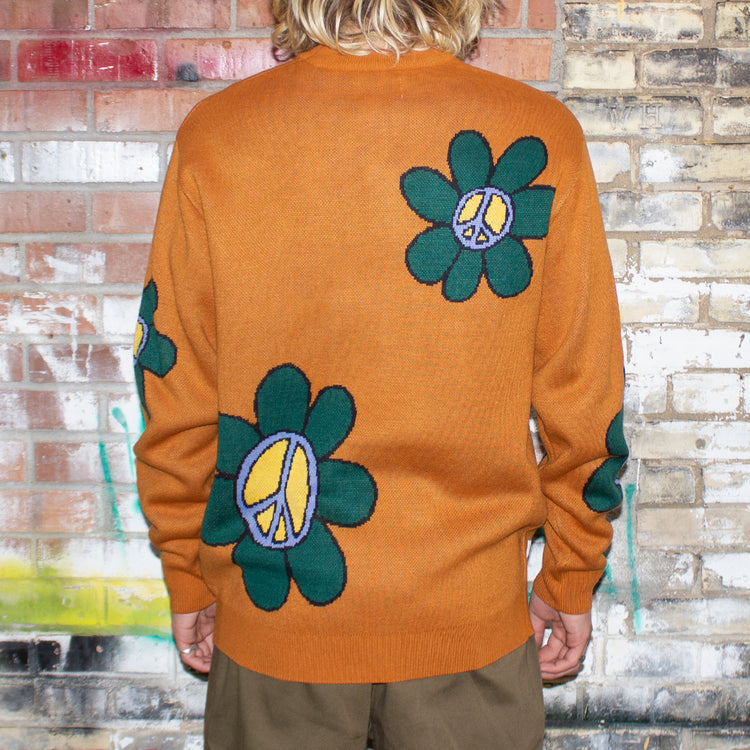 Flowers Knitted Sweater