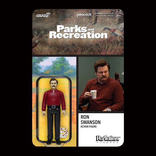 Super7 Parks and Recreation ReAction Figure - Ron Swanson