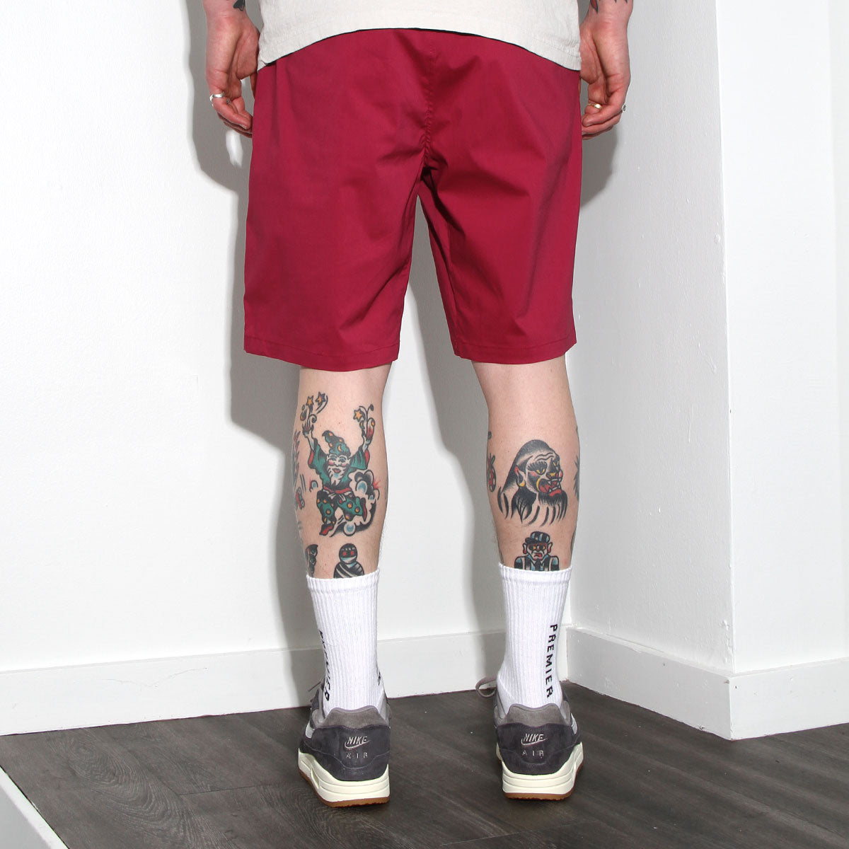 by Parra Anxious Dog Shorts Wine