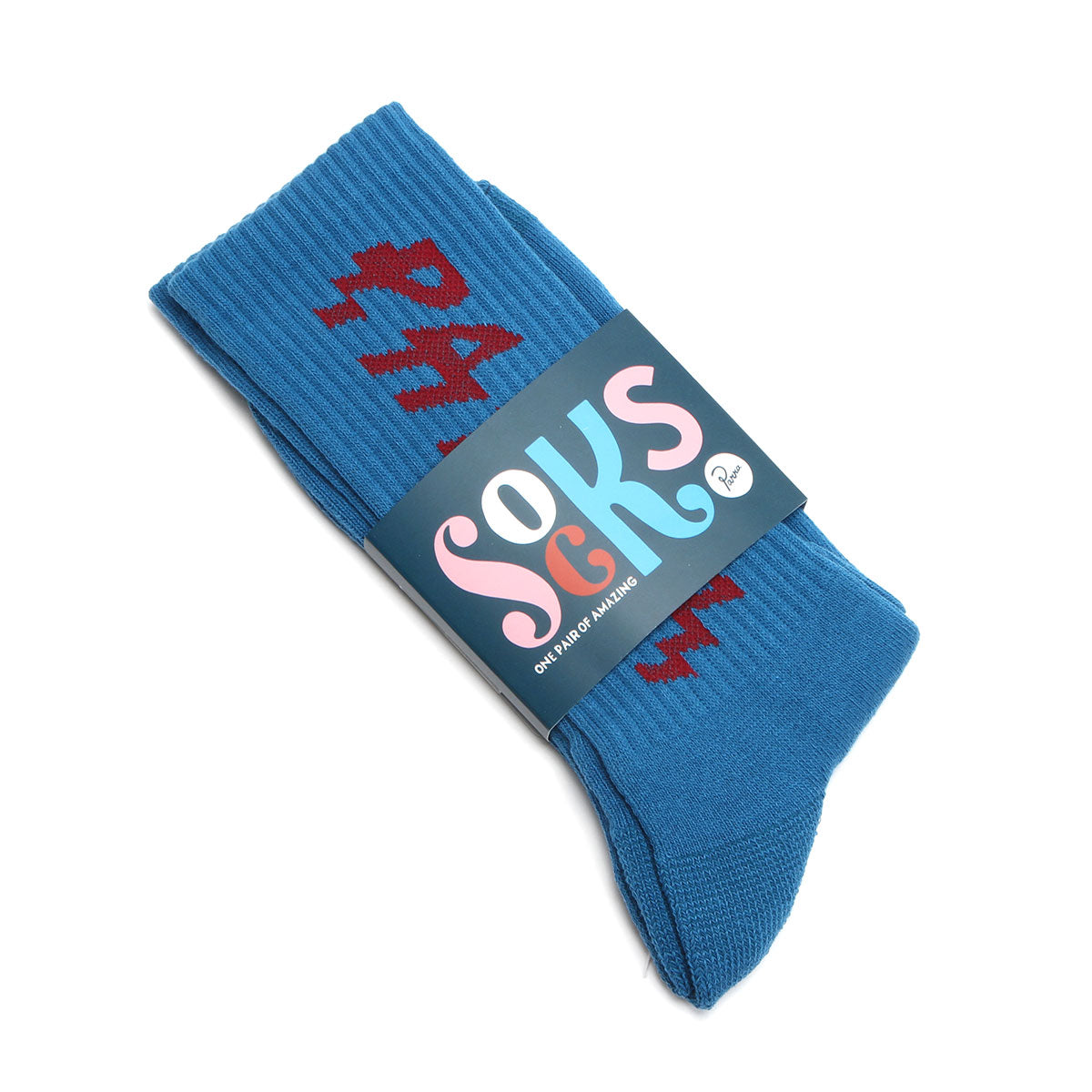 by Parra Shocker Logo Crew Socks Greek Blue