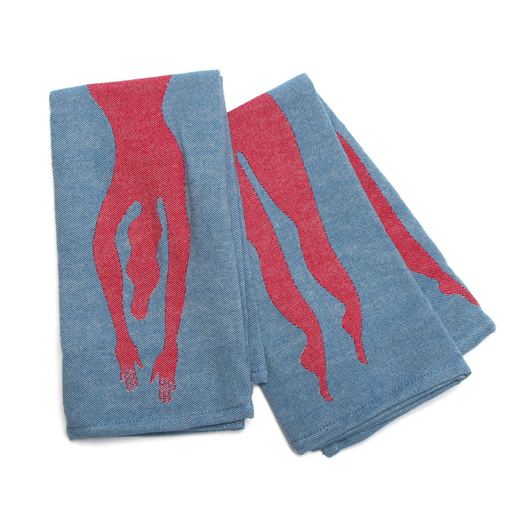 by Parra Under Hot Water Kitchen Towel (Set of 2) Multi