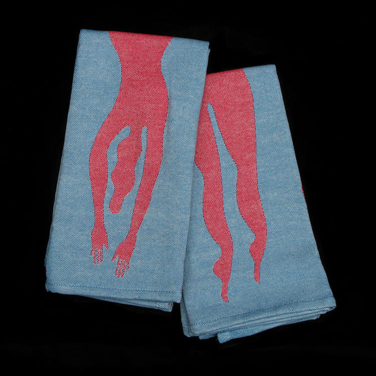 by Parra Under Hot Water Kitchen Towel (Set of 2) Multi