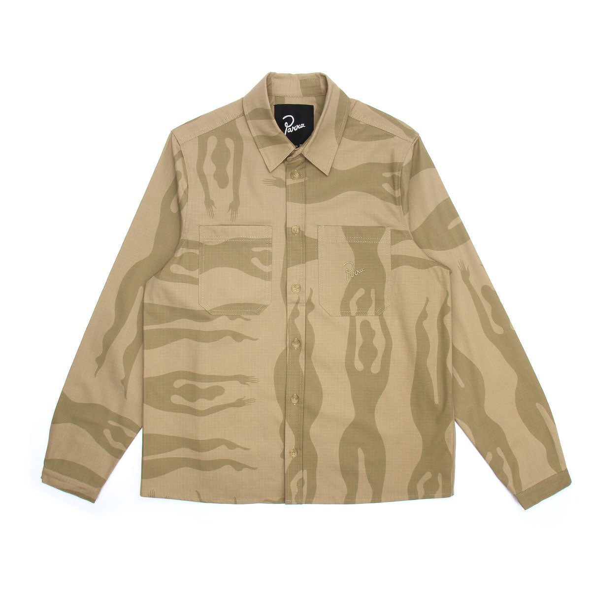 by Parra Under Polluted Water Shirt Khaki