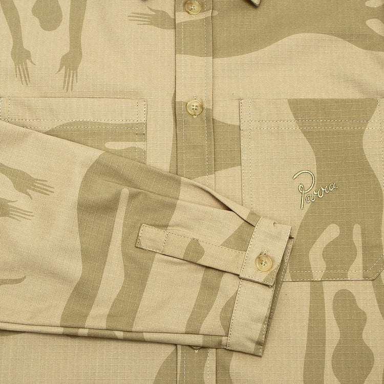 by Parra Under Polluted Water Shirt Khaki