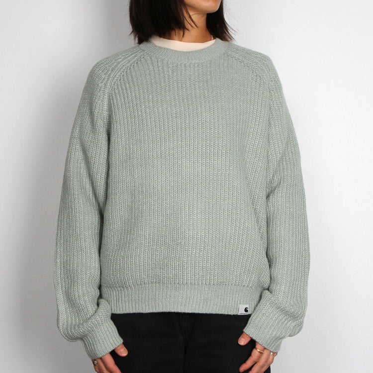 Carhartt WIP Women's Emma Sweater : Misty Sage