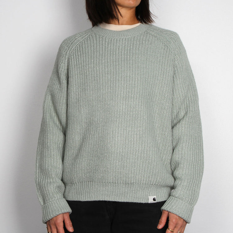 Carhartt WIP Women's Emma Sweater : Misty Sage