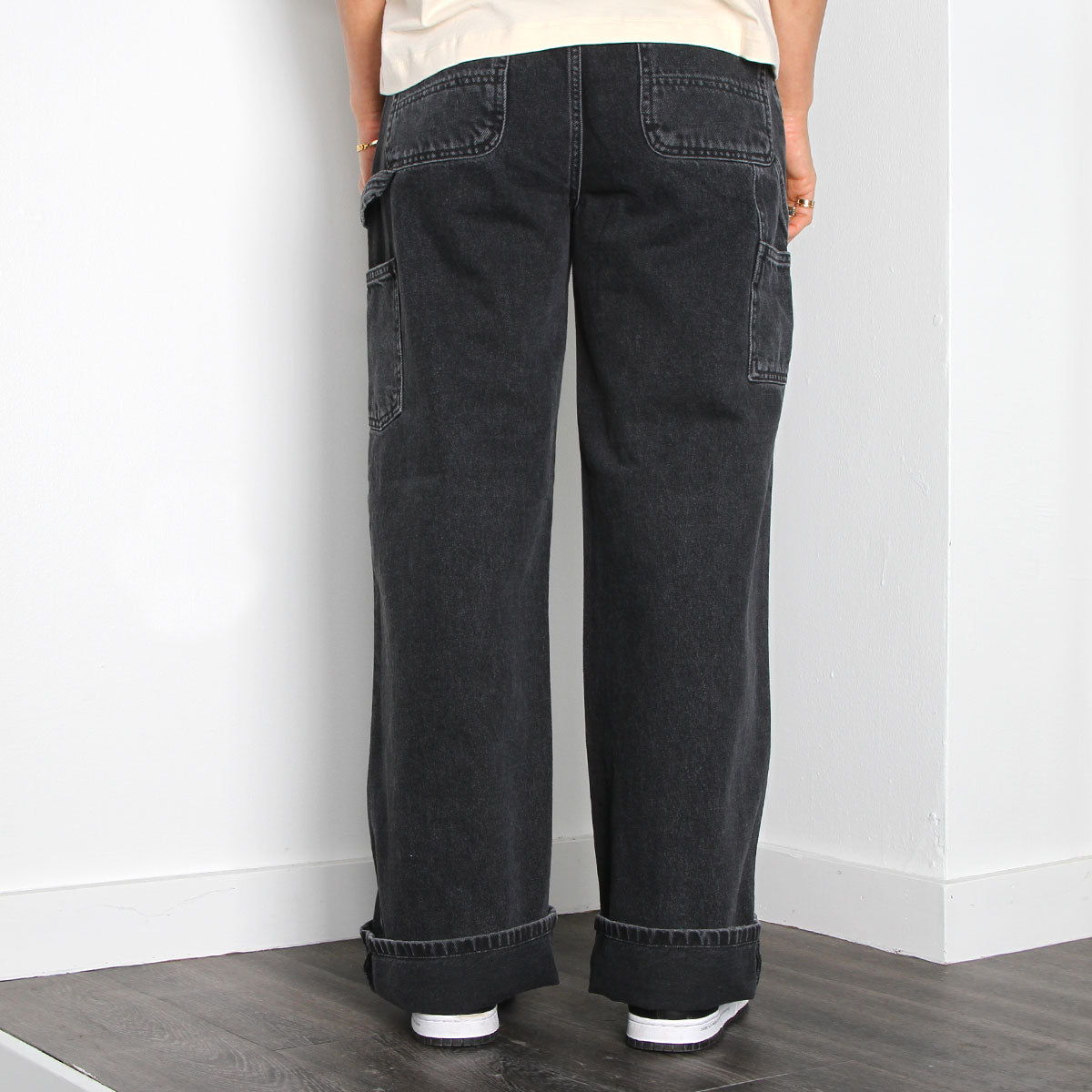 Carhartt WIP Women's Jens Pant : Black (Stone Washed)