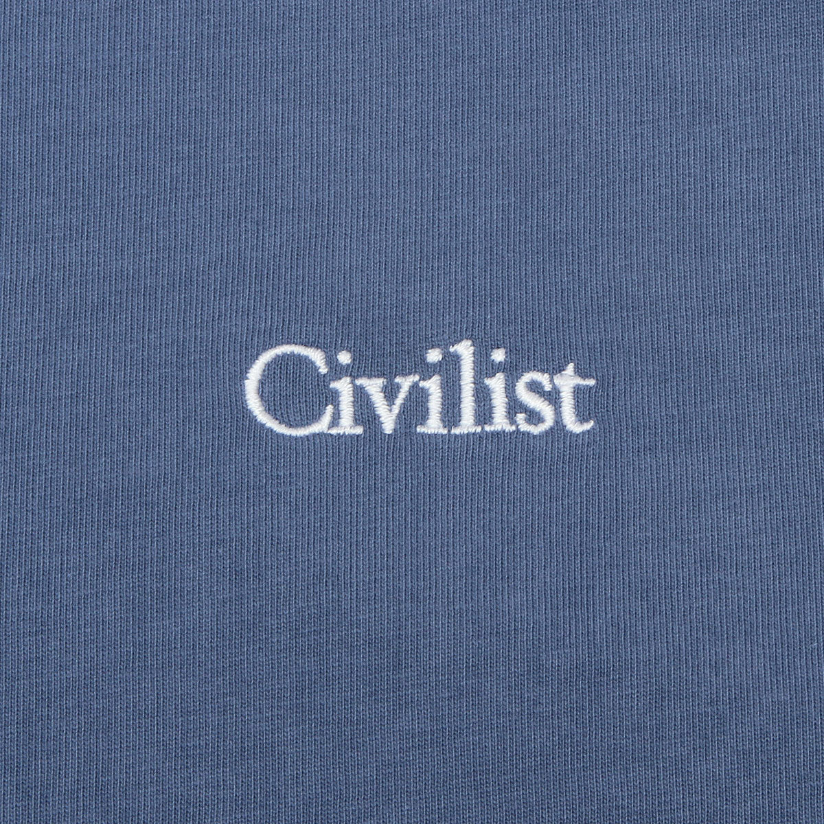 Civilist Mini Logo T-Shirt Faded Navy