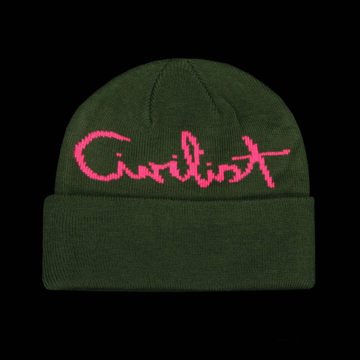 Civilist Script Beanie Forest