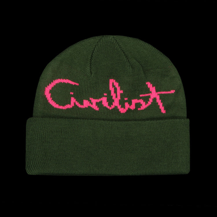 Civilist Script Beanie Forest