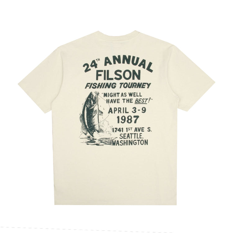 Filson Pioneer S/S T-Shirt Stone Fishing Tourney