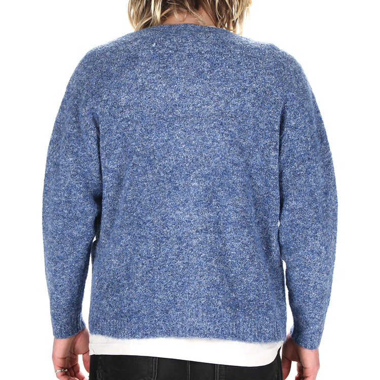 Fucking Awesome Boucle Cardigan Blue1