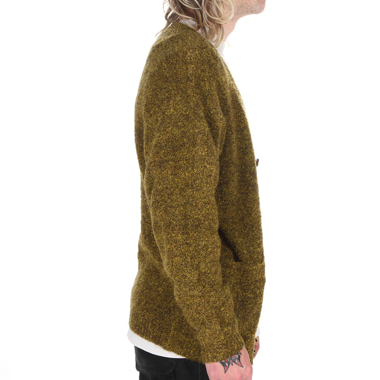 Fucking Awesome Boucle Cardigan Moss