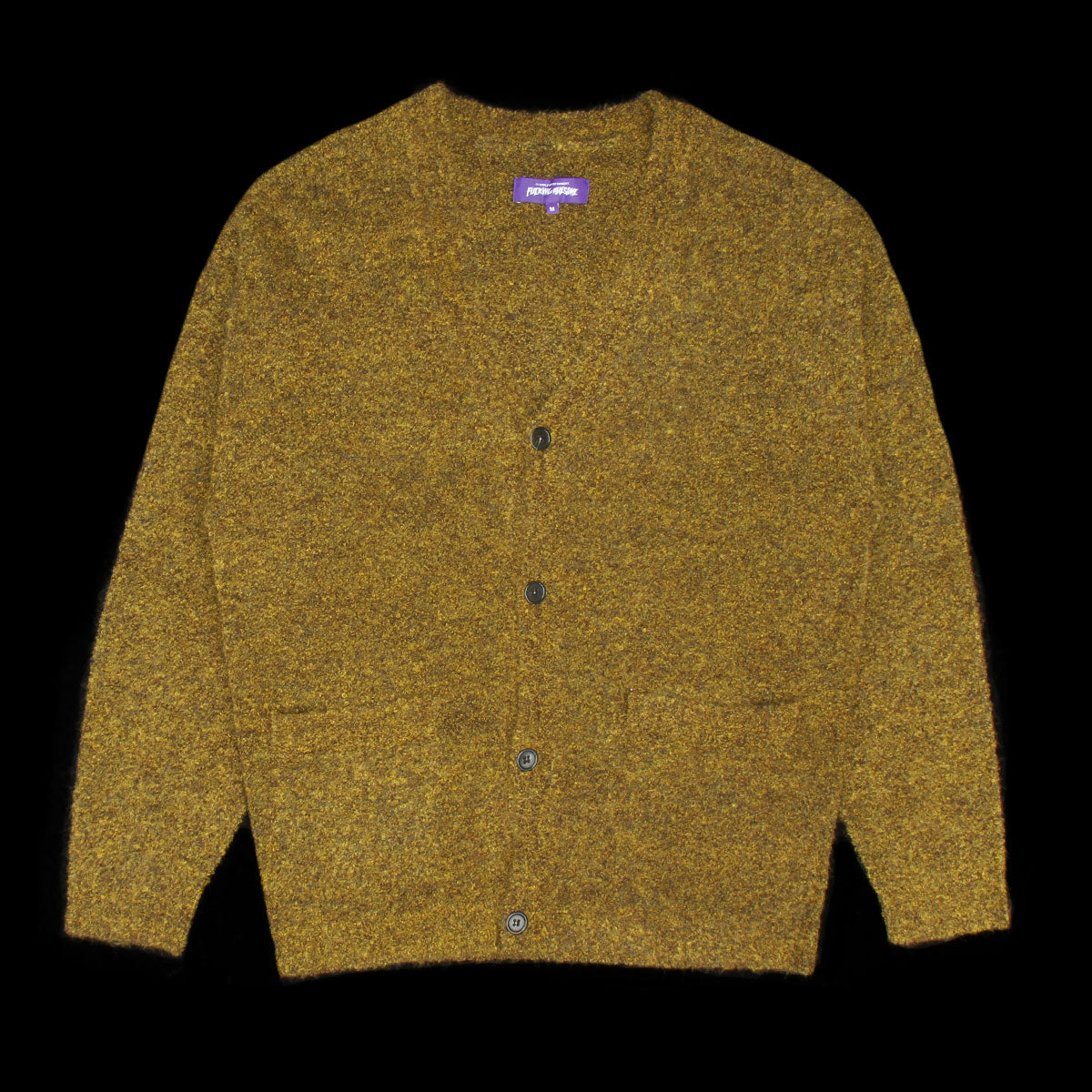 Fucking Awesome Boucle Cardigan Moss