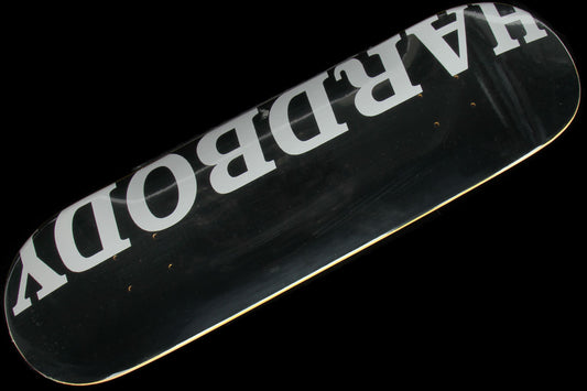 Hardbody Black Logo Deck 8.25", 8.375" & 8.5"