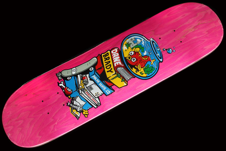 Dane Brady Fish Bowl Pink Deck 7.8" & 8.5"