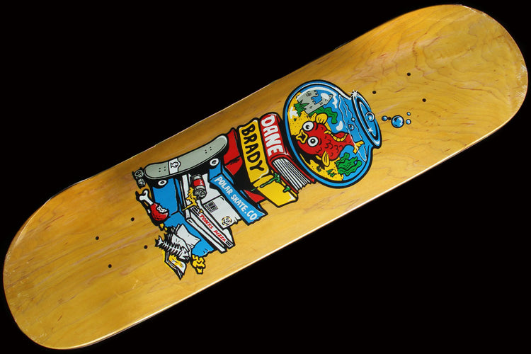 Dane Brady Fish Bowl Yellow Deck 8.25"