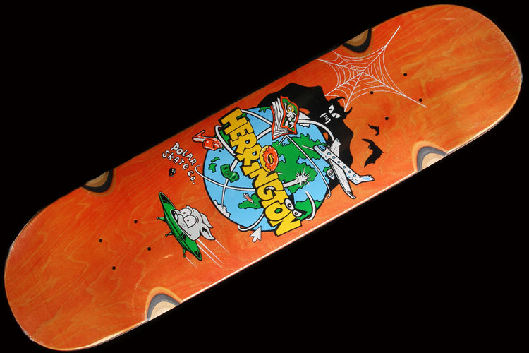 Planet Herrington (Wheel Wells) Orange Deck 8.25"