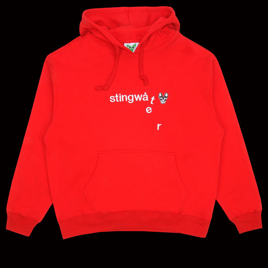 Embroidered Melting Logo Hoodie